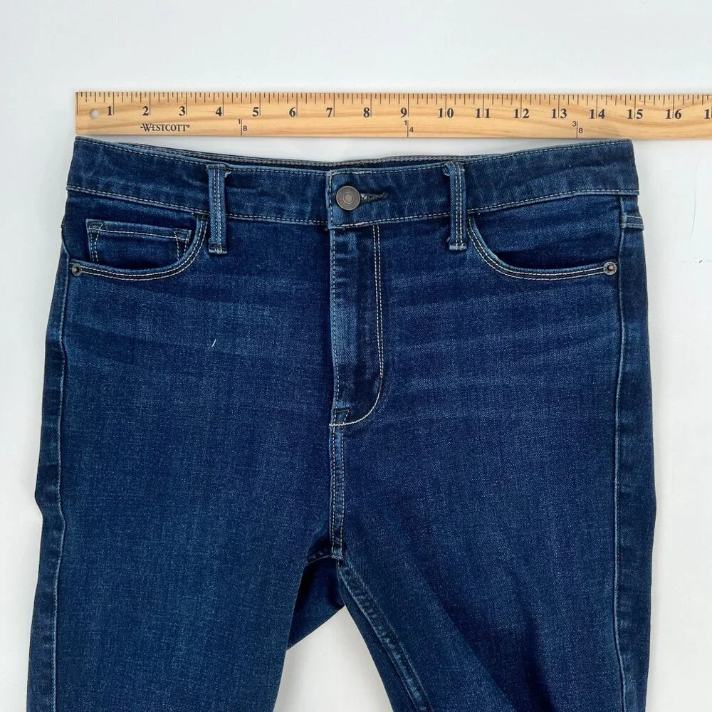 Abercrombie & Fitch Womens High Rise Skinny Jeans Size 10 Blue Dark Wash Denim